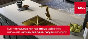 Корзина для мойки в подарок Teka